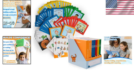 Transformative 4-Week Reading Program - Books, Workbooks & Manipulatives