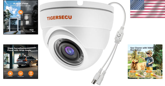 1080P Metal Dome Security Camera for DVR with 96° Wide Angle & Waterproof Design