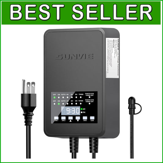 200W Low Voltage Landscape Transformer with Circuit Protection & Memory Function