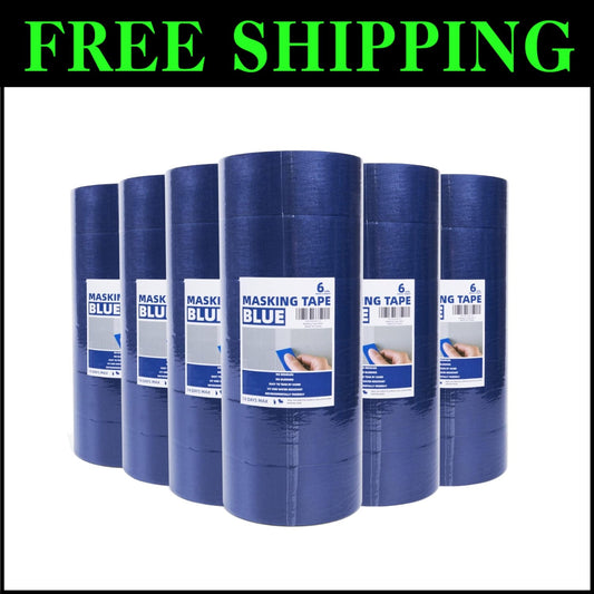 Multi-Surface Masking Tape - 1.88" x 60 Yard Rolls, UV & Sunlight Resistant