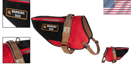 Reflective Nylon Ripstop Service Dog Harness: Large, All-Stage Comfort & Control