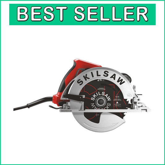 15 Amp Lightweight Circular Saw with 56-Degree Bevel - Perfect for Woodwork