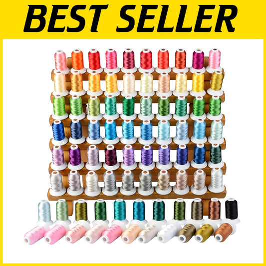 High-Quality 82 Spool Polyester Embroidery Thread Kit - Satisfaction Guaranteed