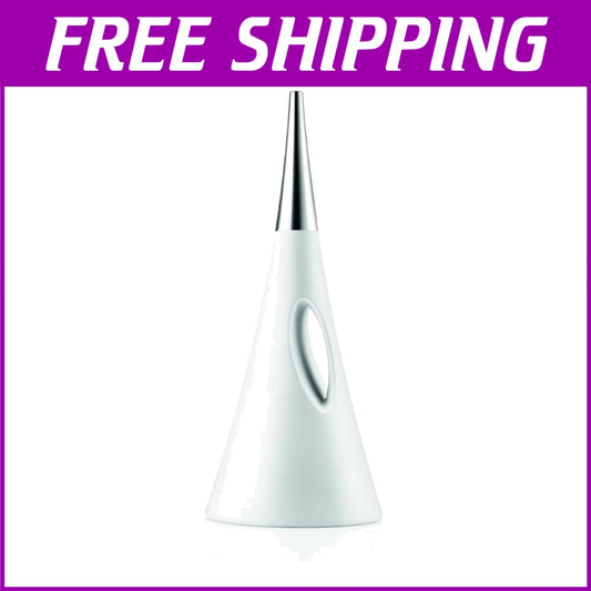 0.53 Gallon AquaStar Watering Can with Pointed Spout - Minimalist White Elegance