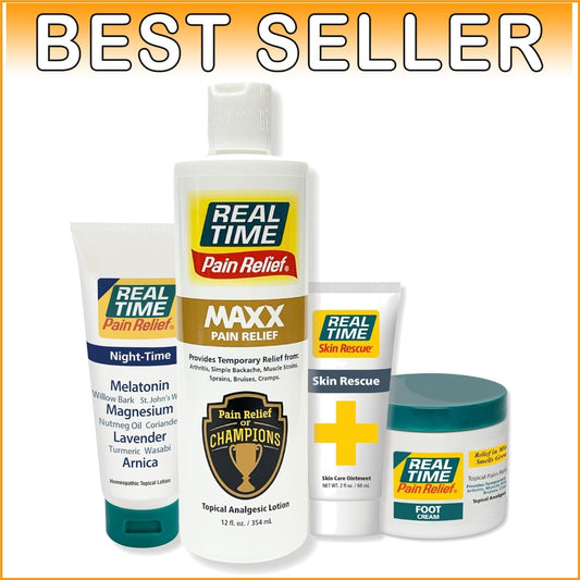 Family-Safe Natural Relief Bundle - 30% Off with MAXX, NIGHT-TIME & SKIN RESCUE