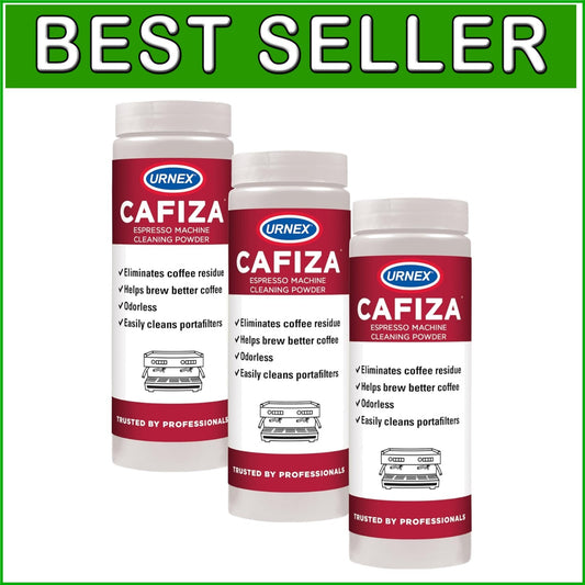 Cafiza Espresso Cleaner: Organic Powder for Professional Machines - 3 Pack, 566G