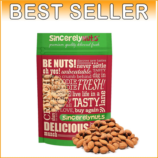 Delicious Unsalted Roasted Almonds - 5Lb Gourmet Snack with Nutritional Benefits