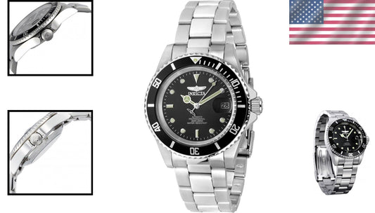 Elegant 40mm Men's Automatic Diver Watch with Luminous Hands - Gift Box Included