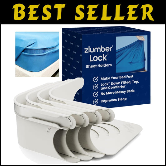 Heavy-Duty Bed Sheet Straps - Patented Secure Sheet Holders for All Sizes