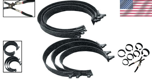 Durable 8 Pc. Piston Ring Installer Set - Ergonomic Grip & High-Speed Steel