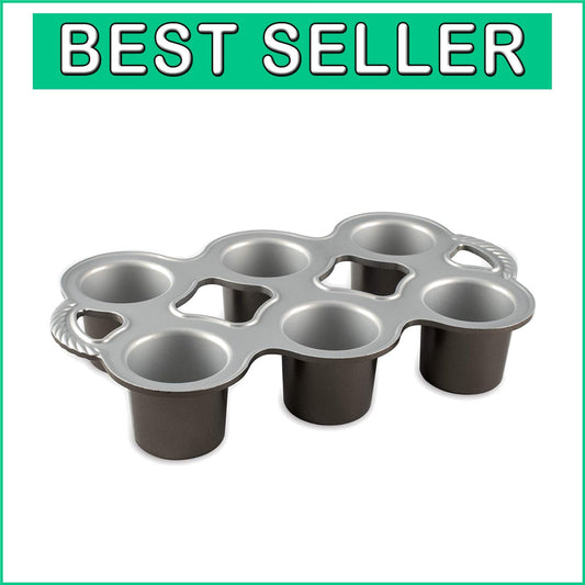 Versatile 6-Cup Popover Pan - Ideal for Holiday Baking & Special Occasions