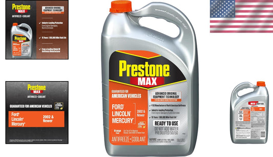 Heavy-Duty Antifreeze for Gas & Diesel Engines - 50/50 RTU, 1 Gallon, 6-Count