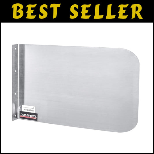 Versatile Wall-Mount 26" x 12" Stainless Steel Sink Splash Guard for Kitchens