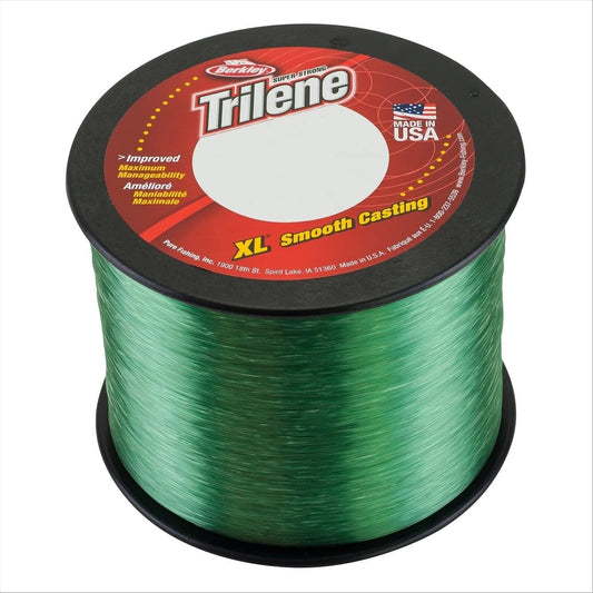 Trilene XL 3000yd Low-Vis Green Monofilament Fishing Line - 6lb Test Strength