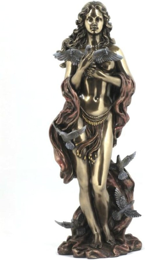 12-Inch Aphrodite Venus Bronze Goddess Statue - Exquisite Cold Cast Sculpture