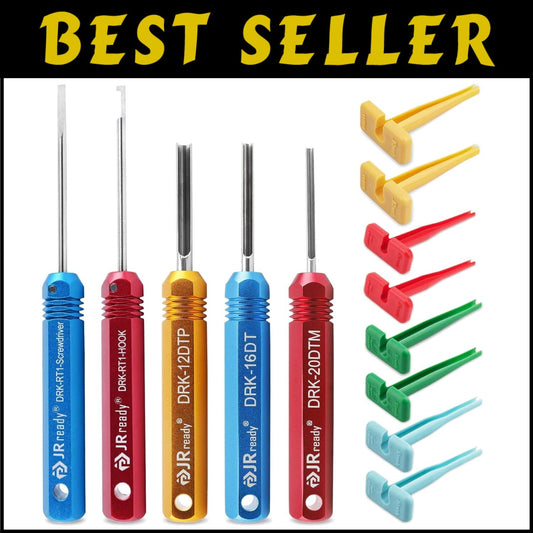 Durable Deutsch Pin Extraction Tools in 13-Piece Kit with Storage Bag Included