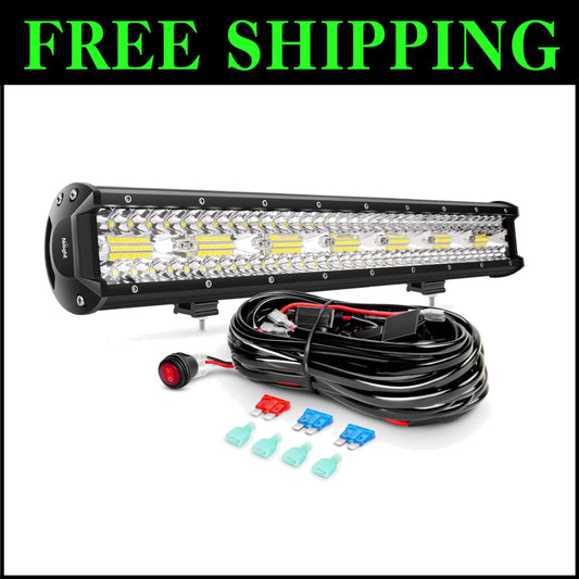 Bright 42000LM LED Light Bar with Durable Aluminum Build and 2-Year Warranty