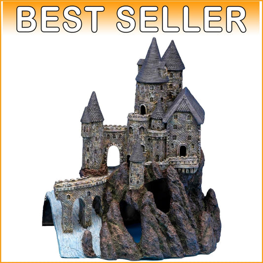 Enchanting Extra Large Wizard's Castle Aquarium Decor for Fish Tanks - Part B