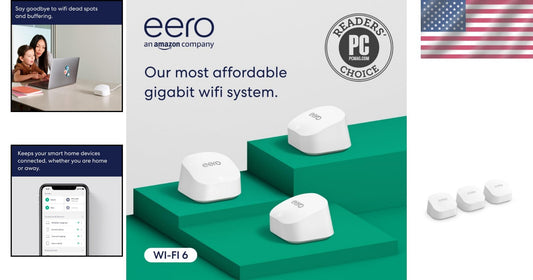 Affordable Amazon 6+ Mesh WiFi 6 System - Ultimate Connectivity for Large Homes