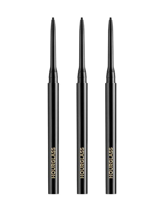 Luxurious Hourglass 1.5mm Gel Liner Trio in Obsidian - Perfect for All-Day Wear