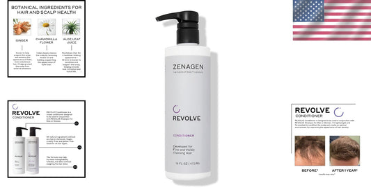 Vegan Revolve Conditioner for Thinning Hair | Supports Scalp Health & Thickness