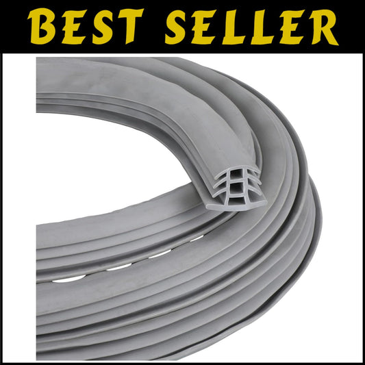 Flexible EPDM Concrete Expansion Joint Filler - 25ft Driveway Repair Solution