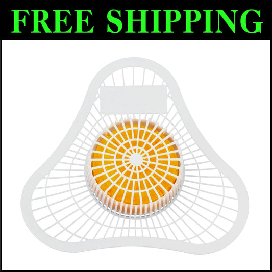 Long Lasting Urinal Deodorizer Block - Citrus Scent & Clog Prevention, 12-Count