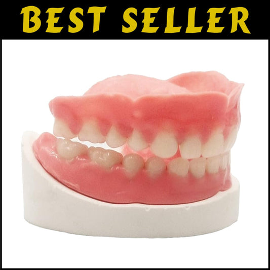 DIY Custom Denture Kit: Full Top & Bottom Teeth Replacement for Confident Smiles
