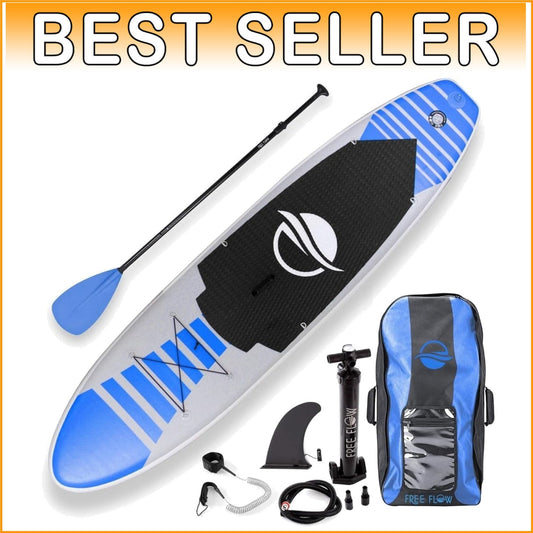 10'6" x 32" Wide Stable Paddle Board Kit with Premium Accessories for All Levels