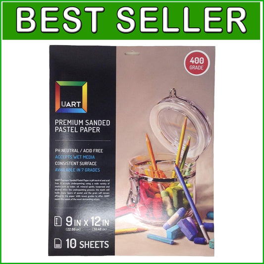 Versatile Sanded Pastel Art Paper, 9x12 - Multiple Grids, Perfect for All Media