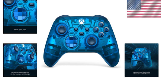 Customizable Sky Cipher Wireless Controller - 40 Hours Battery Life & Bluetooth