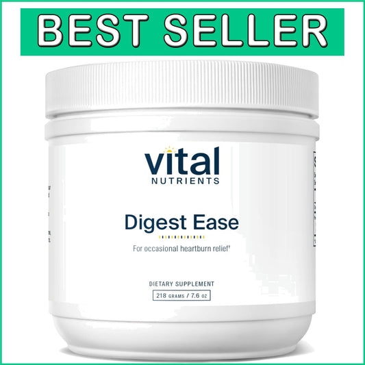 Digest Ease Natural Heartburn Relief Powder - 50 Servings of Gluten-Free Comfort
