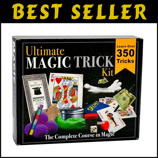 Magic Experience: 350 Tricks Kit with Illustrated Instructions & Digital Access