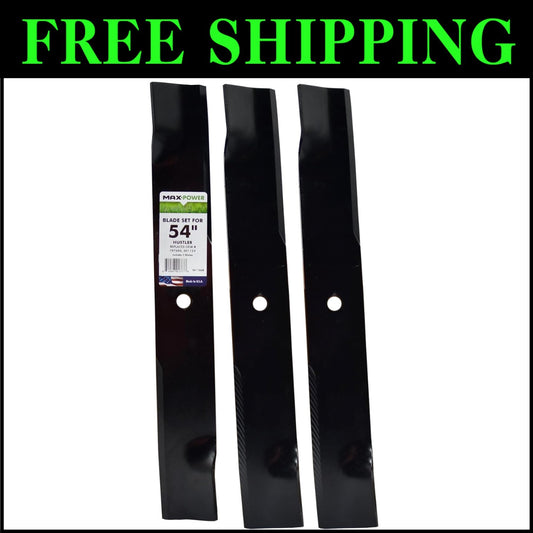 Precision 3-Blade Set for 54 in. Hustler Mowers - Replaces OEM 601124 & 797696