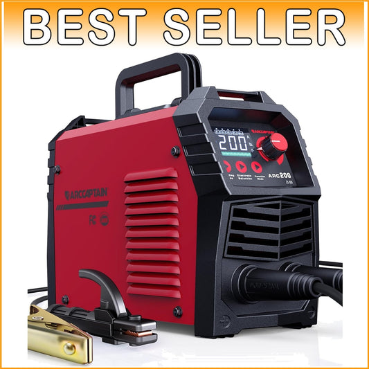 200A Portable Stick Welder with Large LED Display – Versatile TIG/MMA Machine