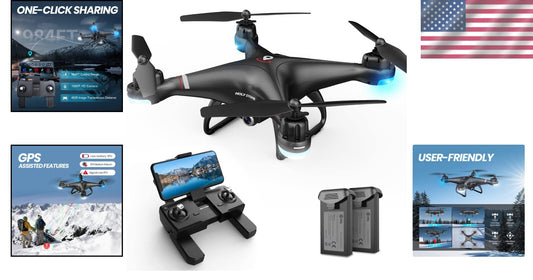 Capture Stunning Aerial Views: HS110G Drone with 1080P HD Camera for All Ages