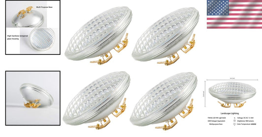 Versatile 9W LED Flood Light Bulbs - 12V-36V | Ideal for Landscape Lighting