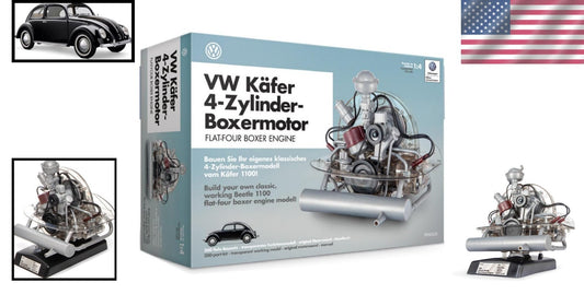 Collector's VW Beetle Engine Model Kit - Detailed Construction for Ages 8+
