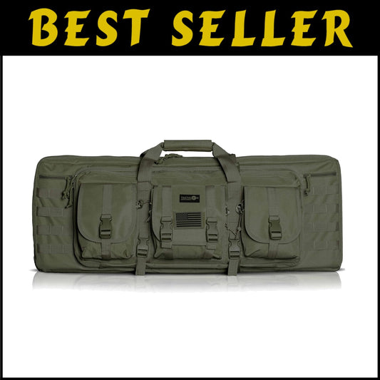 Veteran-Owned Tactical 42-Inch Double Rifle Case - Ultimate Firearm Protection