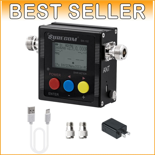 Digital SWR Meter with 120W Power Range & Rechargeable Battery - Essential Tool
