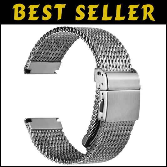 Elegant Milanese Mesh Watch Strap - Stylish Stainless Steel Band for All Watches