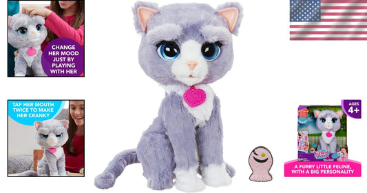 Cuddly Moody Bootsie Kitty - Interactive Plush Toy with Accessories for Kids