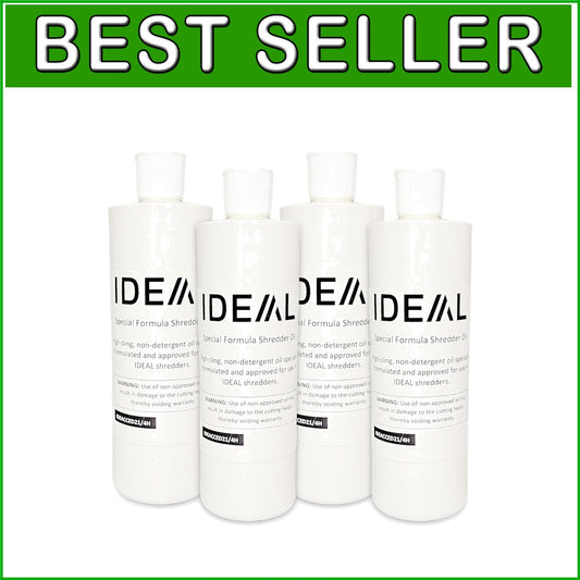Extend Your Shredder's Life with 4 Pints of Ideal Non-Toxic Lubricant Oil
