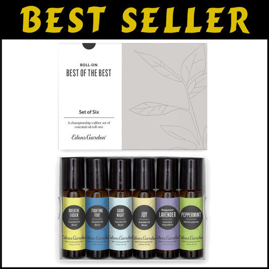 Essential Oils Best of the Best Collection - Breathe, Relax & Elevate Wellness