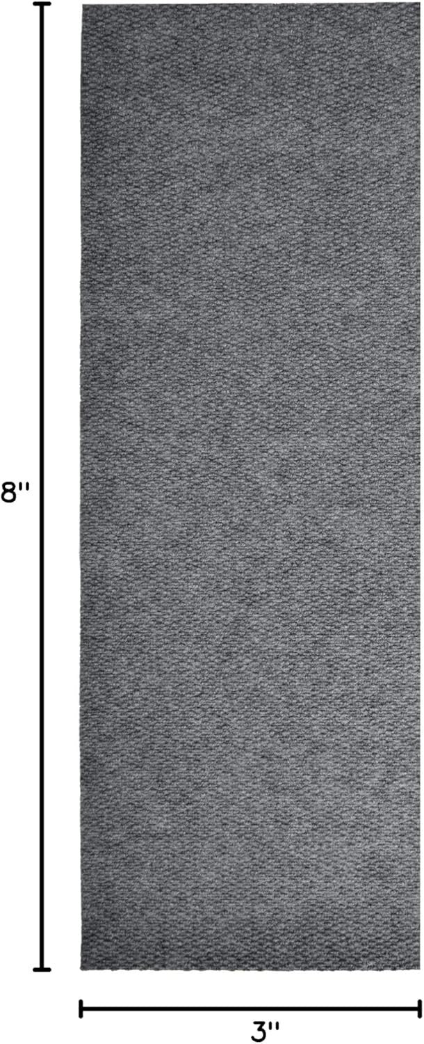 Versatile Hallway Runner - Eco-Friendly Non-Slip 3ft x 8ft Carpet in Grey