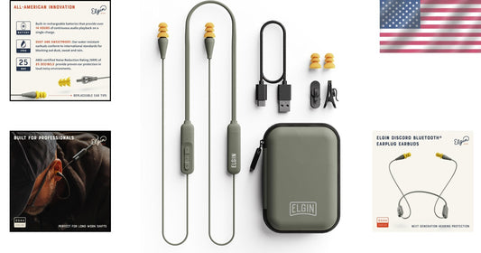 All-Weather Bluetooth Safety Earbuds - Perfect for Construction & Outdoor Sports
