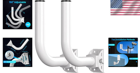 Adjustable Wireless Bridge Mount - 150-Degree for Outdoor Wi-Fi Connectivity