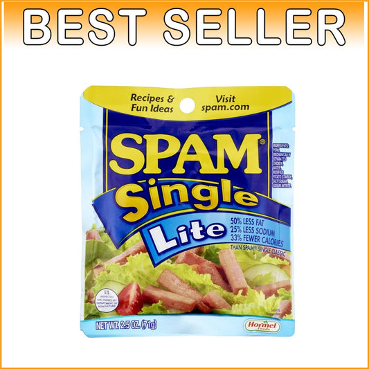 24-Pack Lite Canned Pork Pouches - 2.5 Ounce Single Serve Convenience