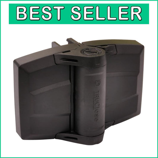 Durable Self-Closing Hinge Pair for Gates Up to 154 lbs with Easy Adjustability