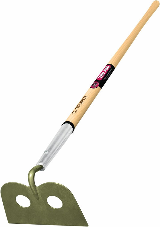 Durable 10-Inch Mortar Hoe with 60-Inch Ash Handle - Tru Pro Contractor Choice